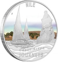 Nile Great River Journeys Silver Coin - Click for Larger Image