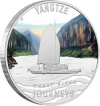 Yangtze Great River Journeys Silver Coin - Click for Larger Image