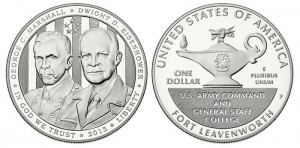 2013-P 5-Star Generals $1 Silver Coins - Proof