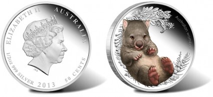 2013 Bush Baby Wombat Silver Coin